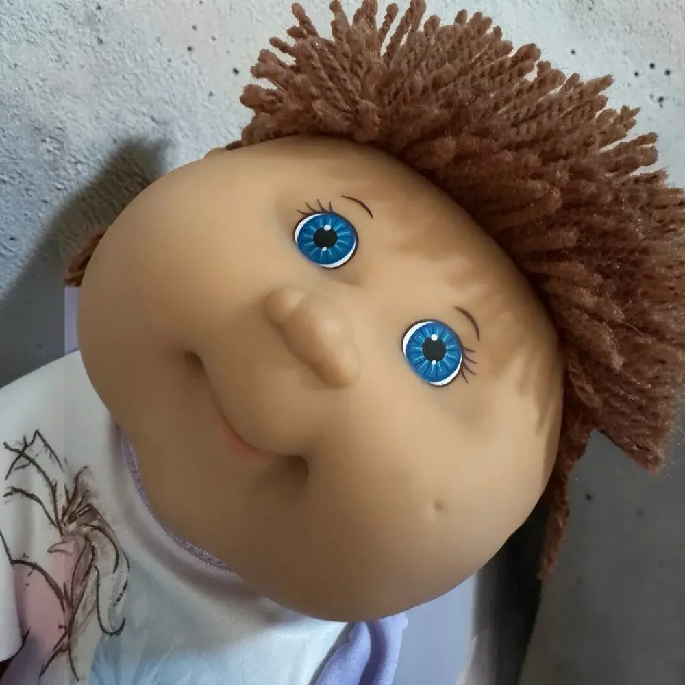 Vintage 2004 Cabbage Patch Kid Play Along PA-2 18 Inch Doll Brown Pigtails